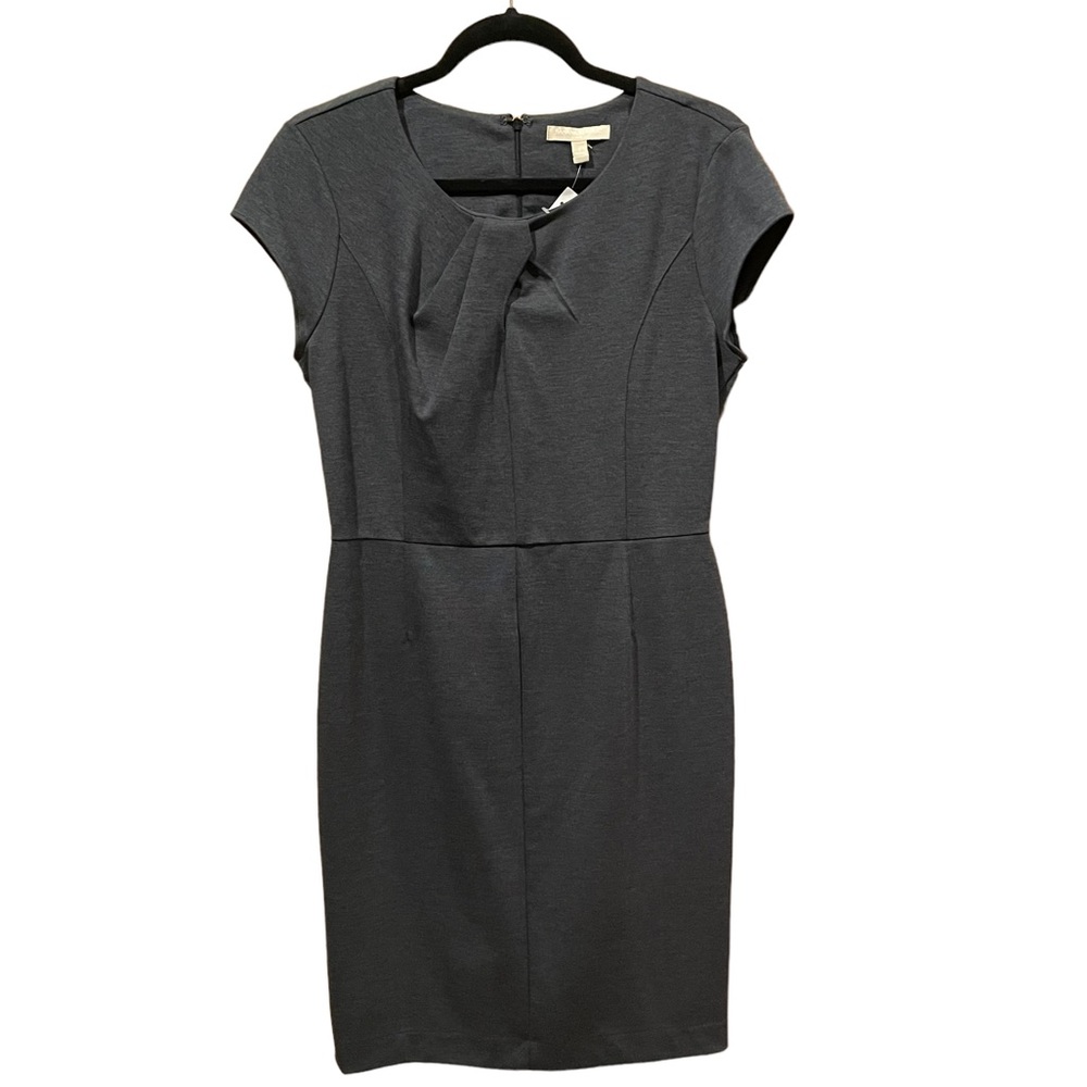 NWT Banana Republic Cap Sleeve Career Dress Charcoal‎ Grey